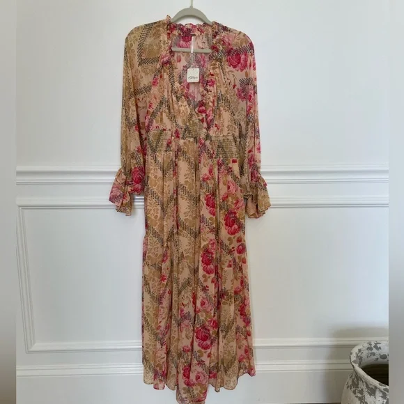NWT! Free People Lena Midi Dress - Picture 4 of 10